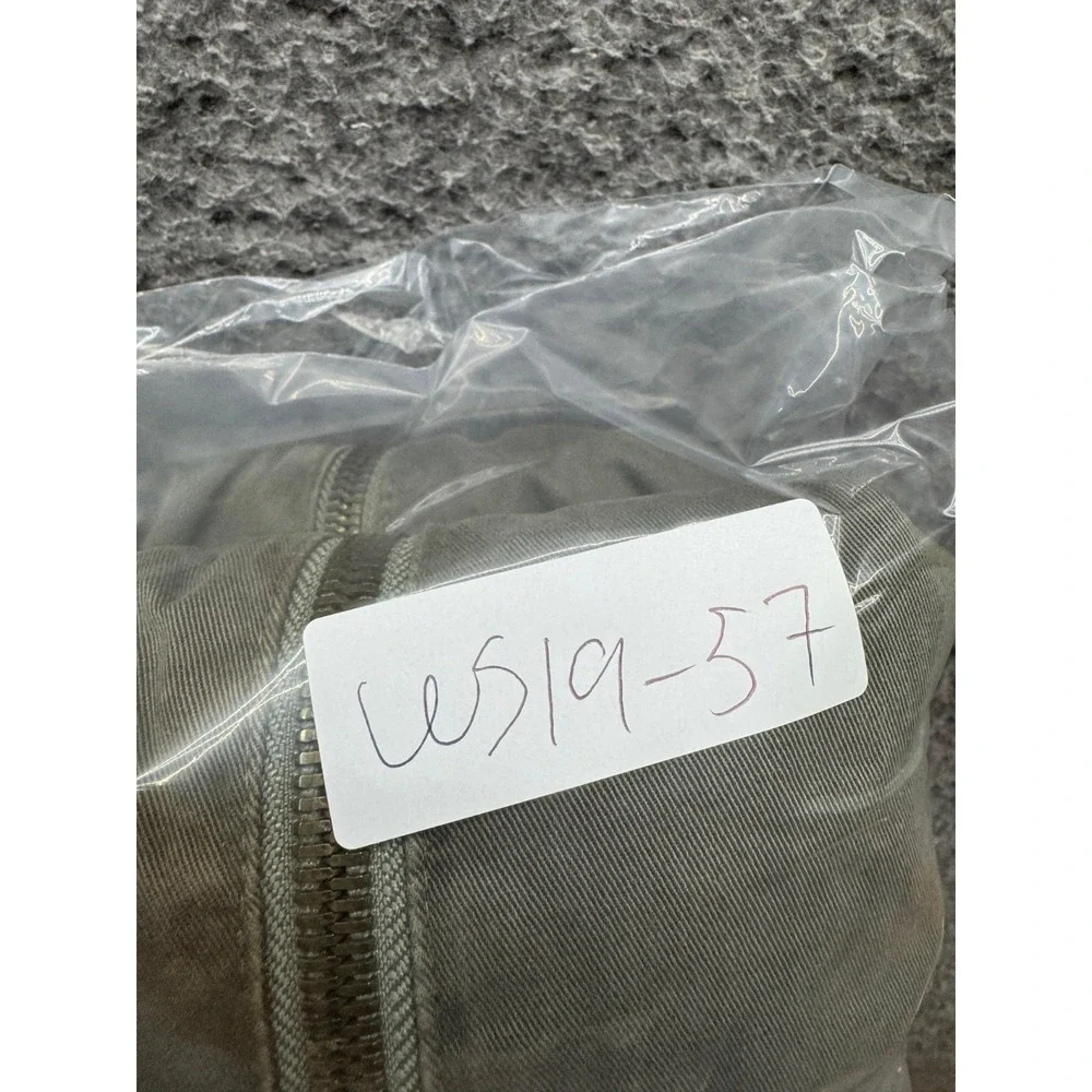 True Religion Denim Hooded Military Parka Jacket Olive Green Mens Size M